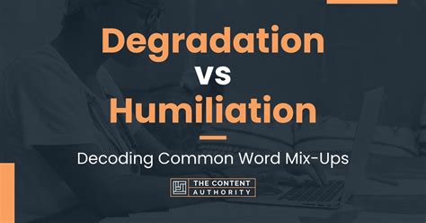 humiliation crossword clue|Words Degradation and Humiliation have similar meaning.